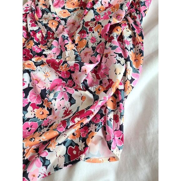 Area Stars Womens‎ Floral Print Sweetheart Neck Off-the-shoulder Dress Medium - Picture 2 of 6